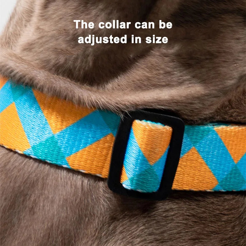 Reflective Nylon Martingale Dog Collar