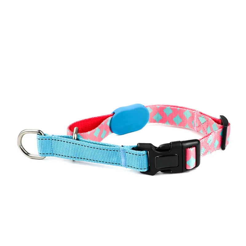 Reflective Nylon Martingale Dog Collar