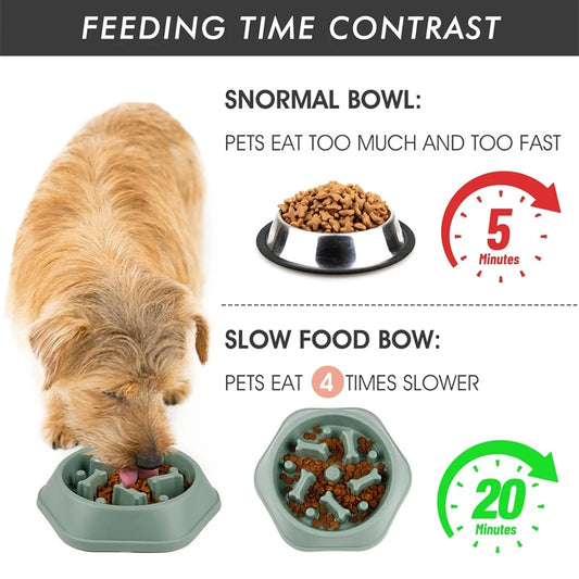 MazeMate™ Anti-Choke Slow Feeder Dog Bowl