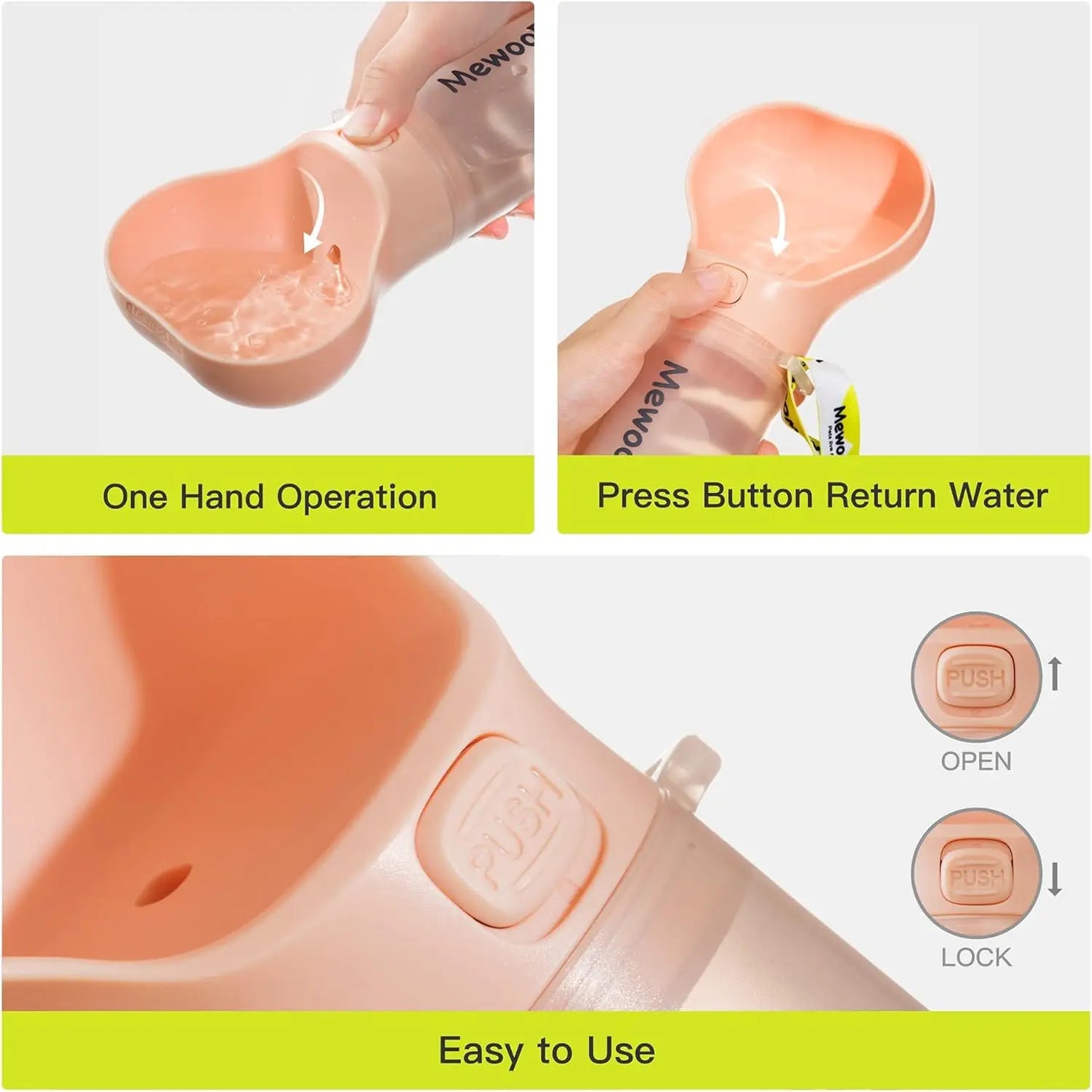 BoneMate™ 2-in-1 Leakproof Dog Water Bottle