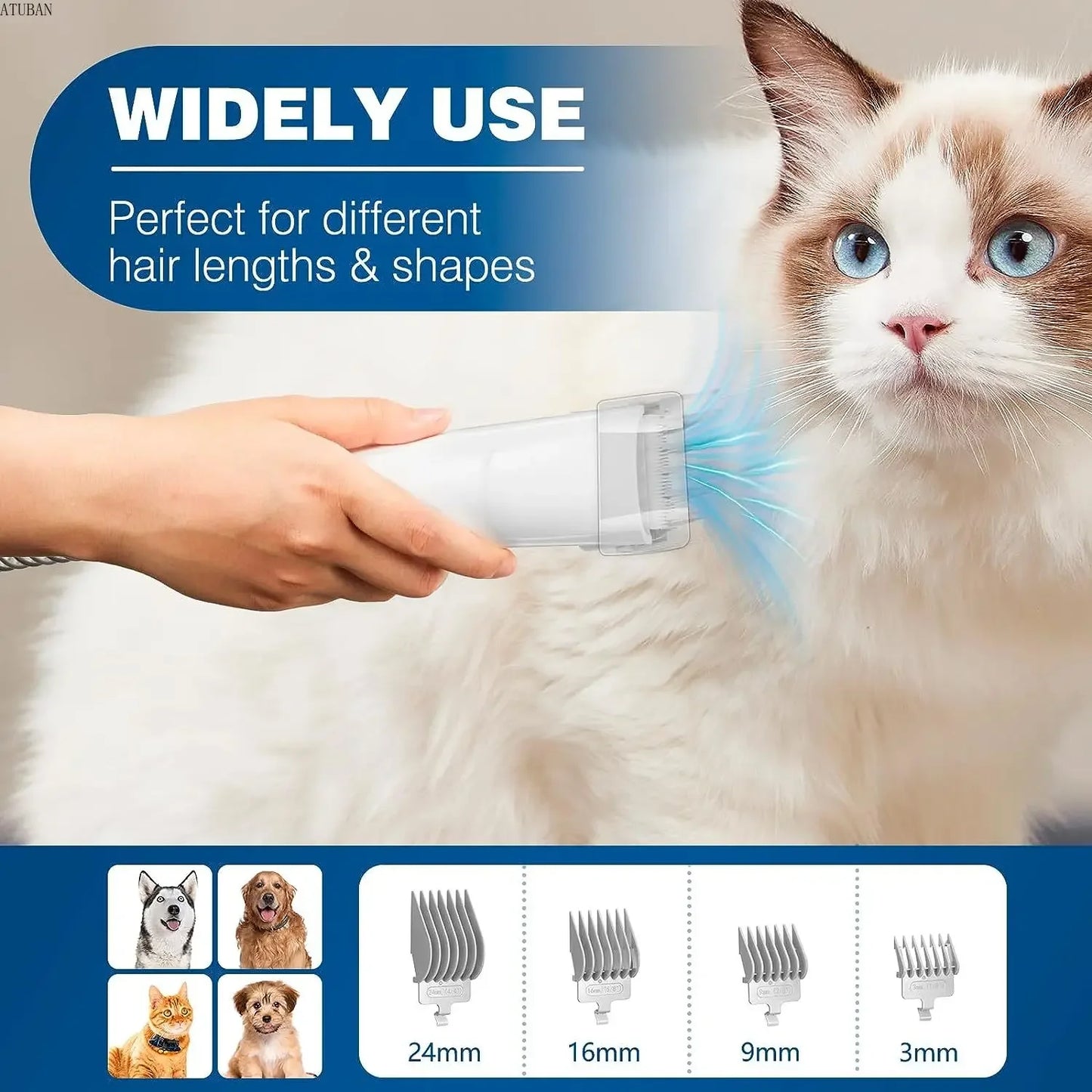 AdvancedPaws 5-in-1 Grooming Vacuum