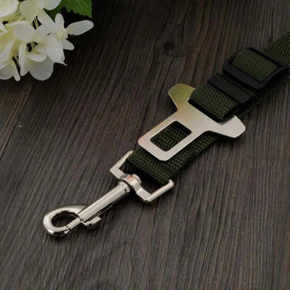 Adjustable Pet Car Seat Belt – Safety Buckle for Small & Medium Dogs