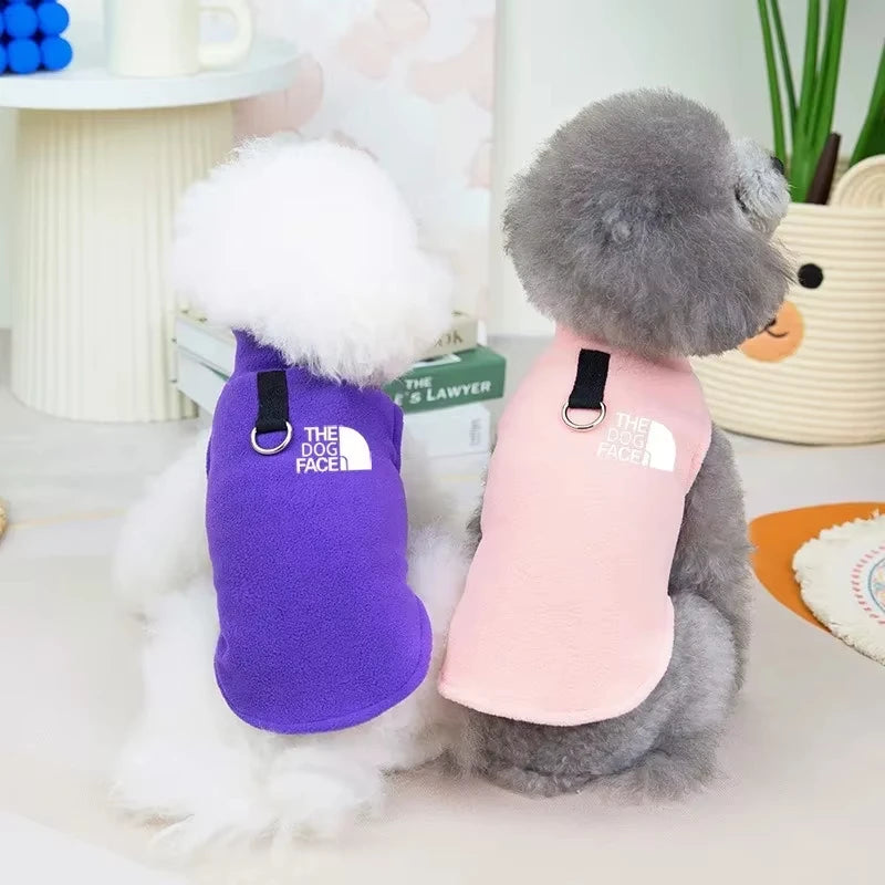 Dog Face Fleece Jacket