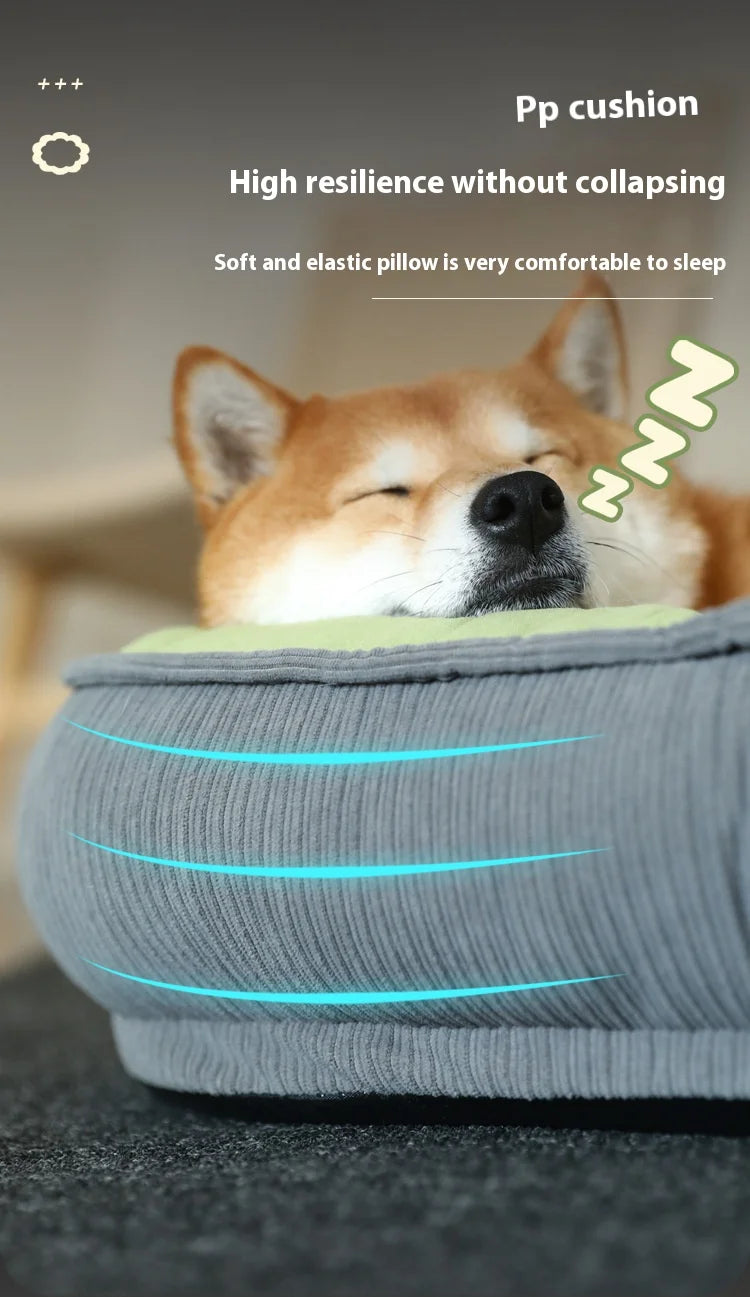 SnuggleHaven Dog Bed