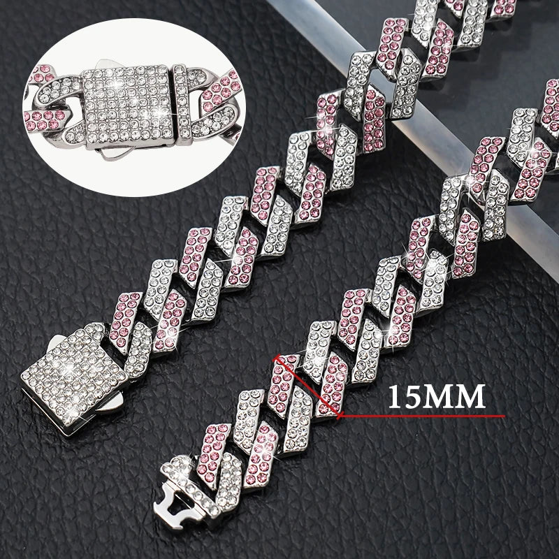 Diamond Cuban Dog Chain Collar
