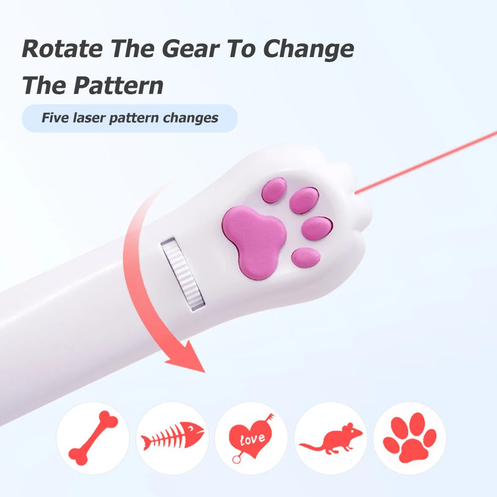 PawBeam 5-in-1 USB Laser Dog Toy