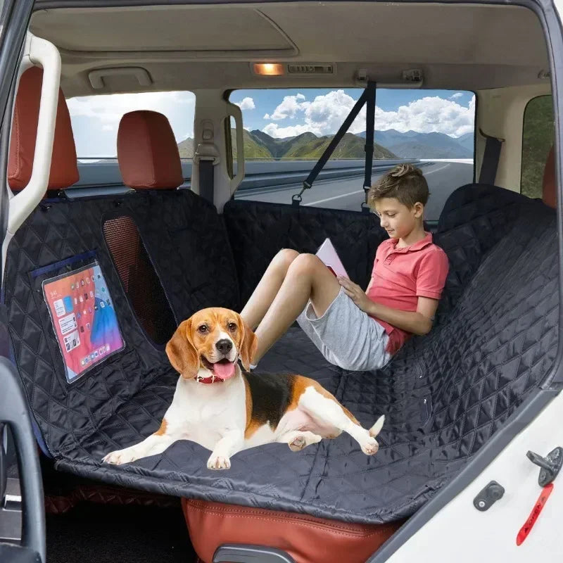 Extended rear seat pet car mat widened support board car carrying dog mat back seat pet mat