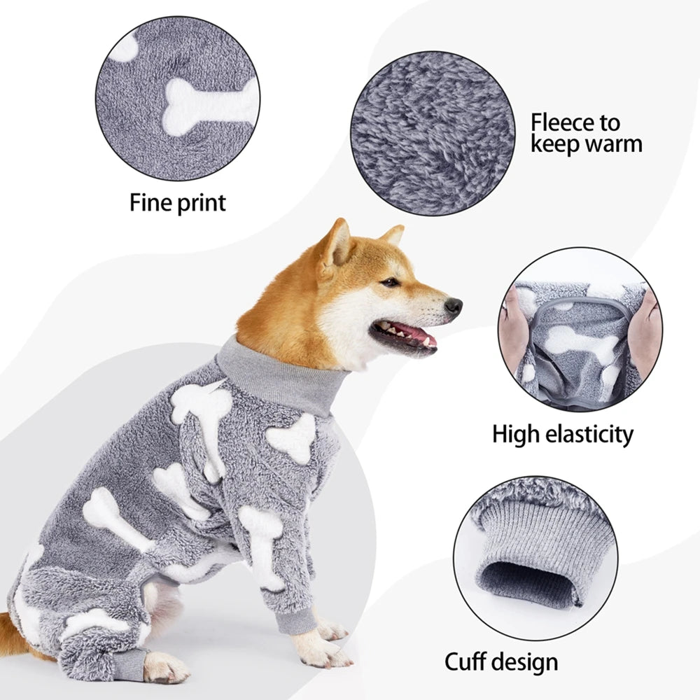 Dog SnugglePaws Fleece Jumpsuit