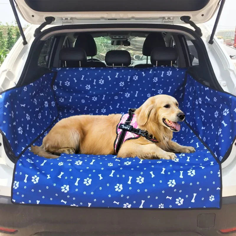 Extended rear seat pet car mat widened support board car carrying dog mat back seat pet mat