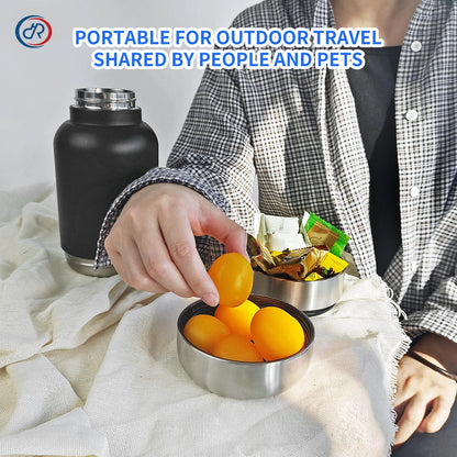 Premium 3-in-1 Portable Dog Water & Food Bottle