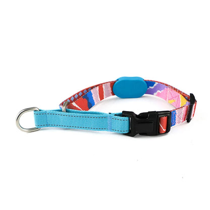 Reflective Nylon Martingale Dog Collar