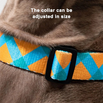 Reflective Nylon Martingale Dog Collar
