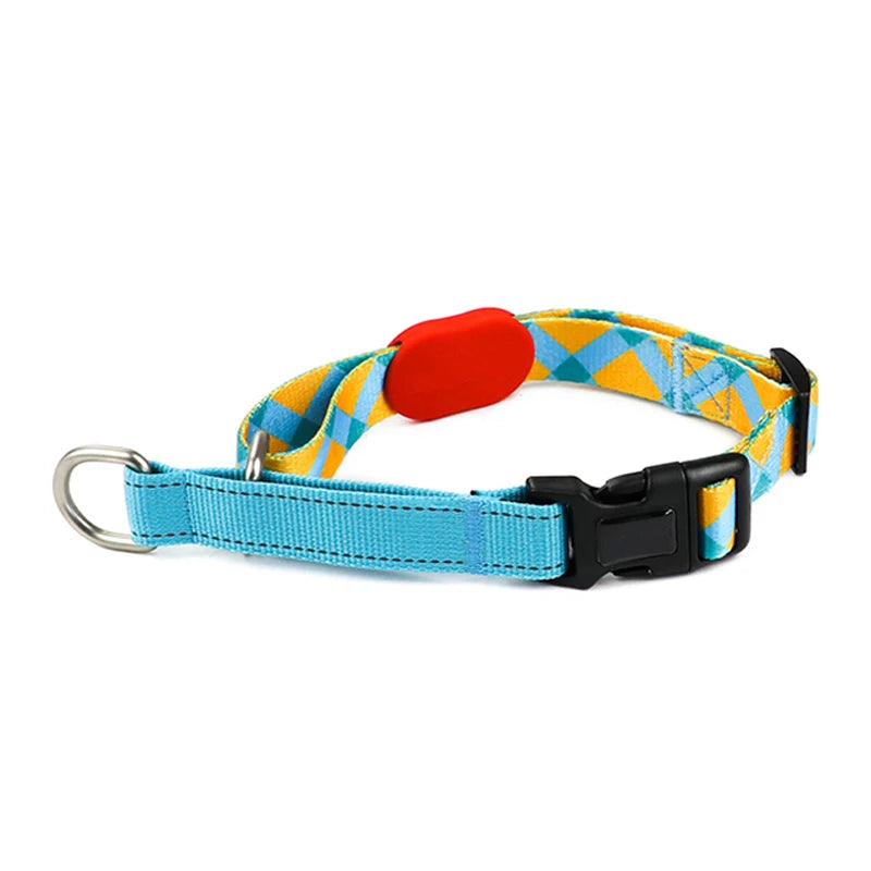 Reflective Nylon Martingale Dog Collar