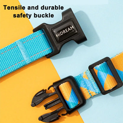 Reflective Nylon Martingale Dog Collar