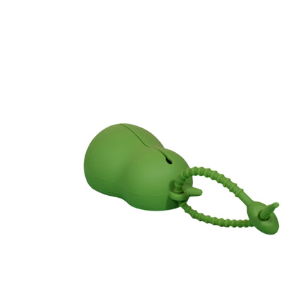 Avocado Dog Waste Bag Dispenser – Cute Poop Bag Holder with Leash Clip