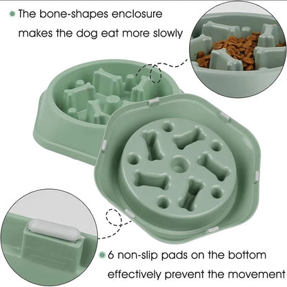 MazeMate™ Anti-Choke Slow Feeder Dog Bowl