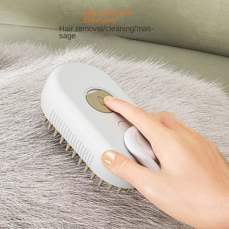 3 in 1 Electric Vapor Hair Brush for Dog