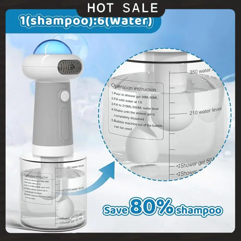 24-Hour Delivery Pet Bath Supplies, Electric Dispenser For Cat Shampoo Sprayer, Automatic Foaming Shampoo Dispenser For Dog