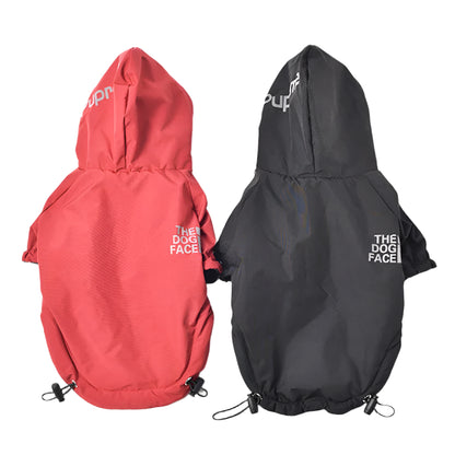 PawGuard Dog Face Waterproof Dog Hoodie