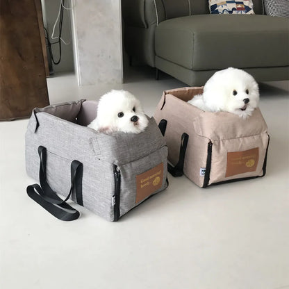 Portable Dog Car Seat Bed – Travel Carrier for Small Pets