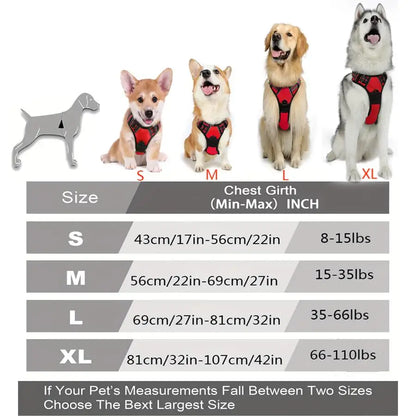 No-Pull Dog Harness – Heavy Duty Front-Clip