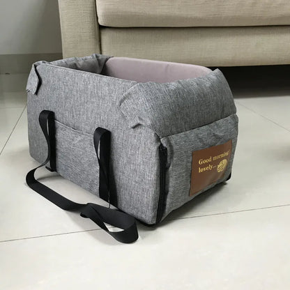 Portable Dog Car Seat Bed – Travel Carrier for Small Pets