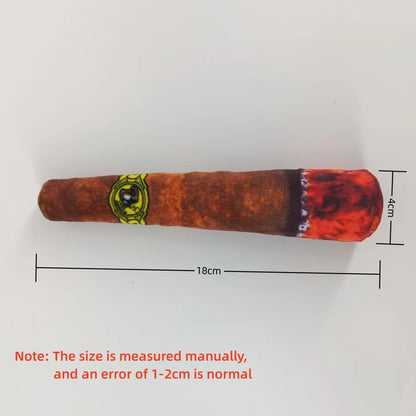 Squeaky Cigar Chew Dog Toy