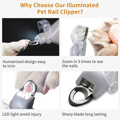 GlowTrim Dog Nail Clipper