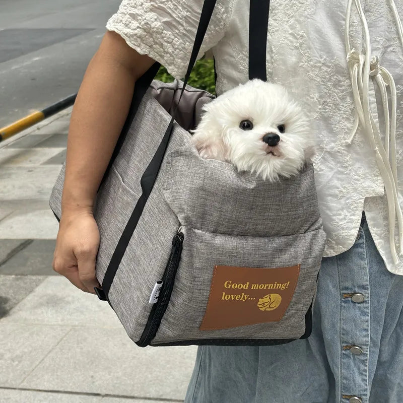 Portable Dog Car Seat Bed – Travel Carrier for Small Pets
