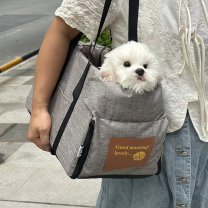 Portable Dog Car Seat Bed – Travel Carrier for Small Pets
