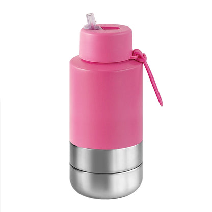 Premium 3-in-1 Portable Dog Water & Food Bottle