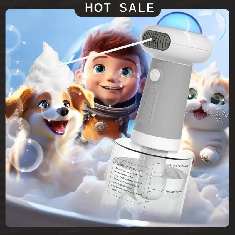 24-Hour Delivery Pet Bath Supplies, Electric Dispenser For Cat Shampoo Sprayer, Automatic Foaming Shampoo Dispenser For Dog