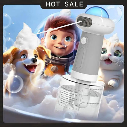24-Hour Delivery Pet Bath Supplies, Electric Dispenser For Cat Shampoo Sprayer, Automatic Foaming Shampoo Dispenser For Dog