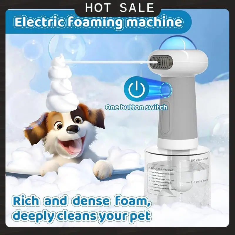24-Hour Delivery Pet Bath Supplies, Electric Dispenser For Cat Shampoo Sprayer, Automatic Foaming Shampoo Dispenser For Dog