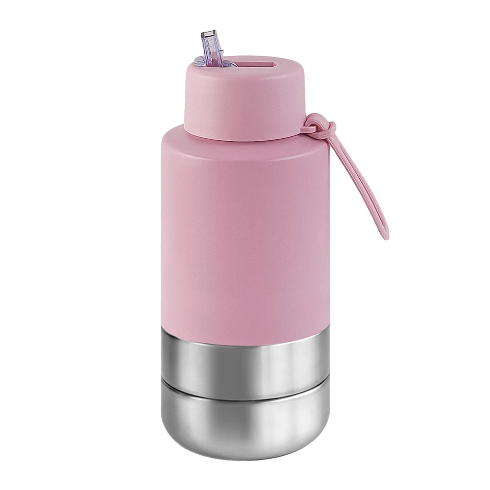 Premium 3-in-1 Portable Dog Water & Food Bottle