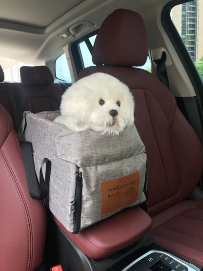 Portable Dog Car Seat Bed – Travel Carrier for Small Pets