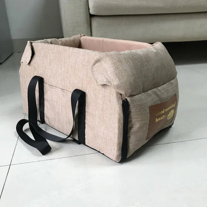 Portable Dog Car Seat Bed – Travel Carrier for Small Pets