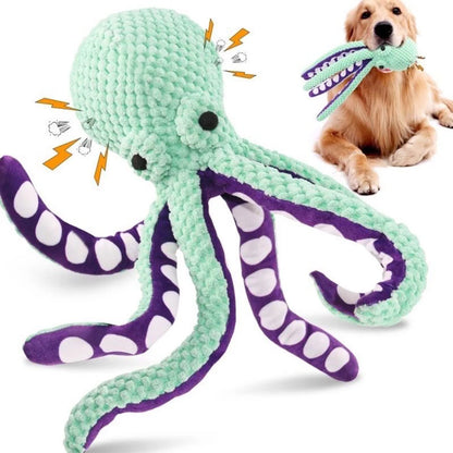 OctoPlay Plush Dog Toy