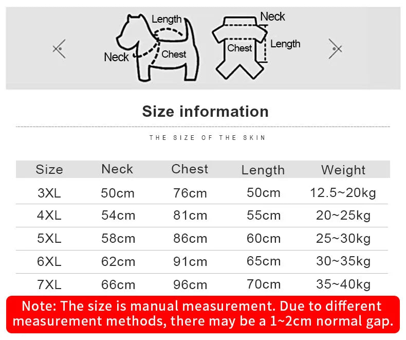 PawWarm Giant Dog Wool Jacket